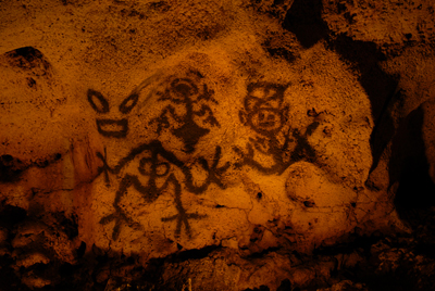Geschichte, Taino Fundstelle Cueva de las maravillas